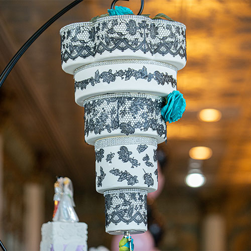 Upside Down Wedding Cake