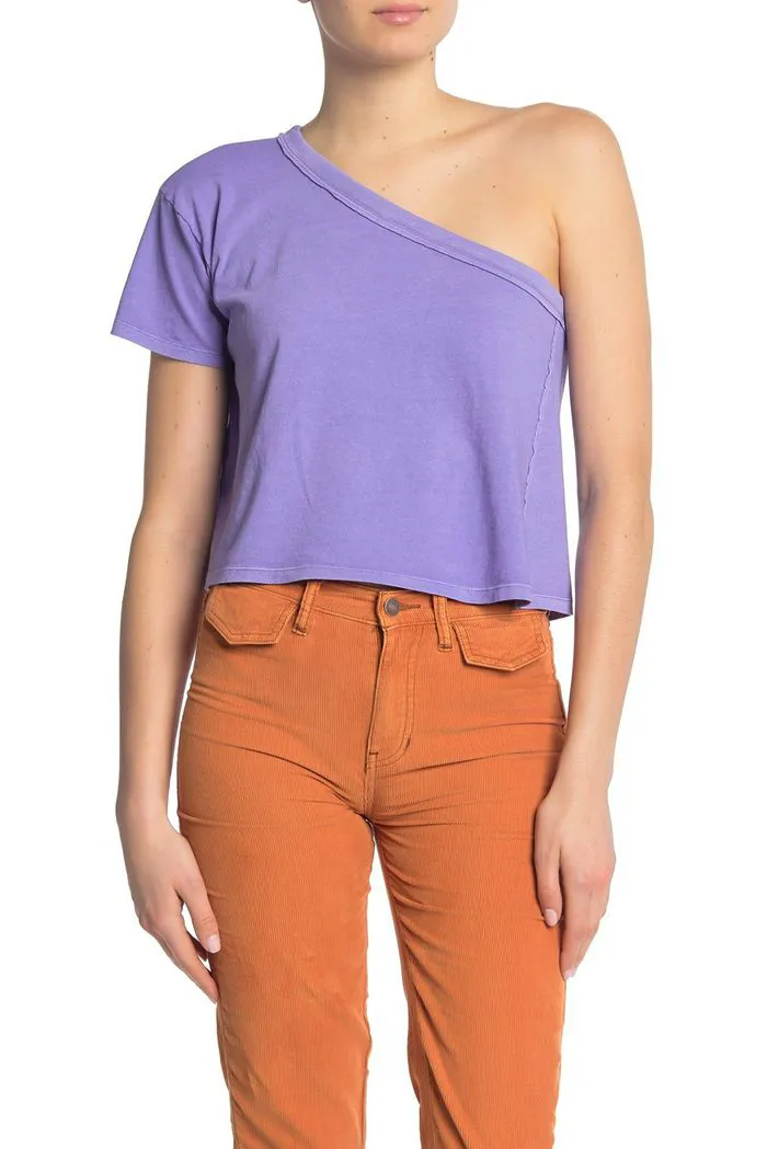 Free People One Shoulder T-Shirt