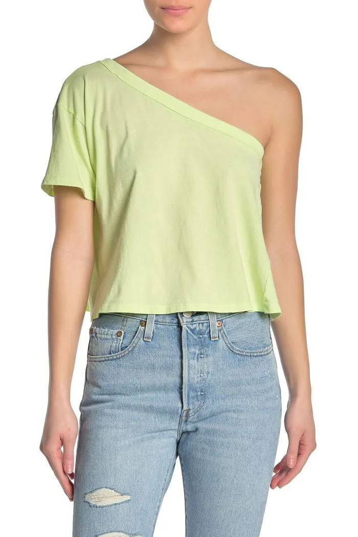 Free People One Shoulder T-Shirt