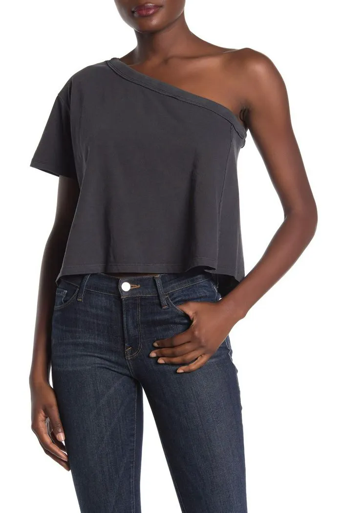 Free People One Shoulder T-Shirt