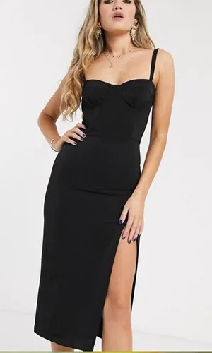 Ariella Bustier Midi Dress
