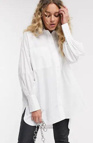 Poplin Shirt In White