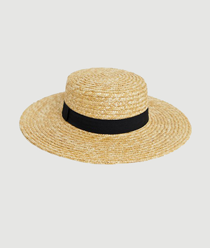 Natural Straw Easy Boater