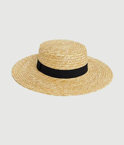 Natural Straw Easy Boater