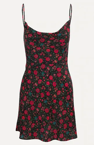 Black Batik Floral