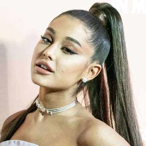 Ariana Grande posing for a photo