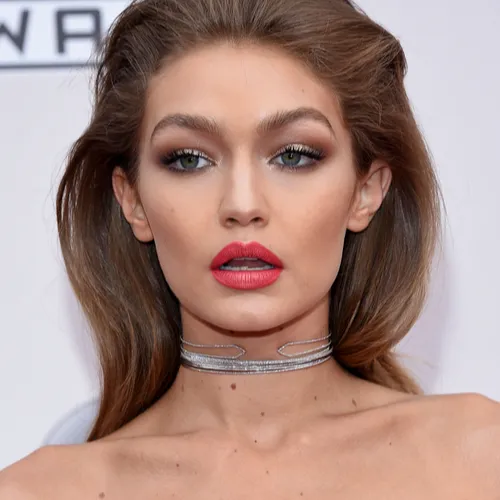 "Gigi Hadid smiling"