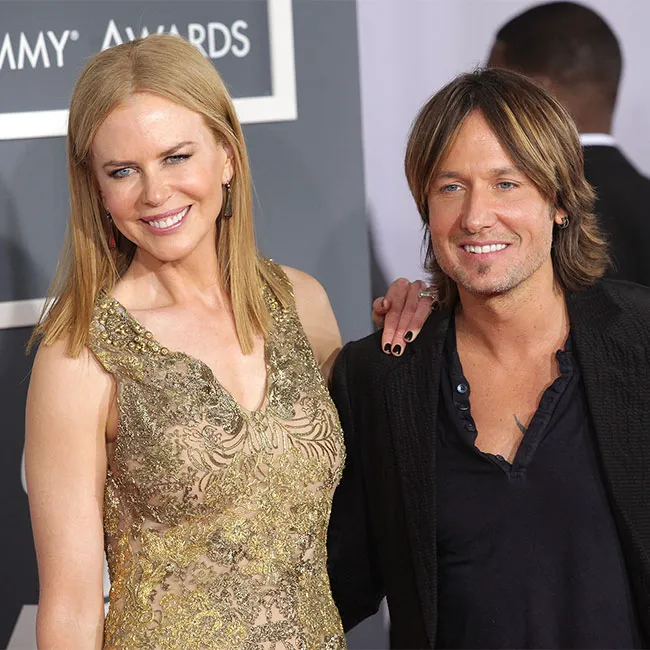 Nicole Kidman and Keith Urban smiling at a public appearance.