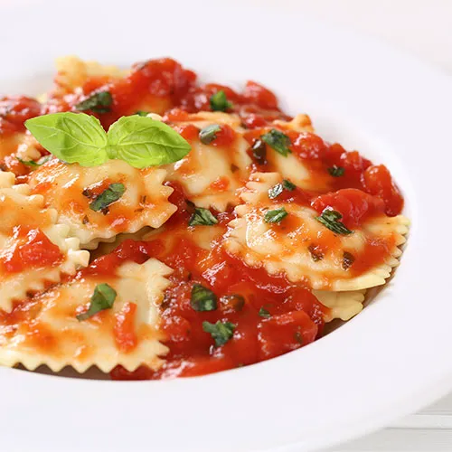 pasta with tomato sauce