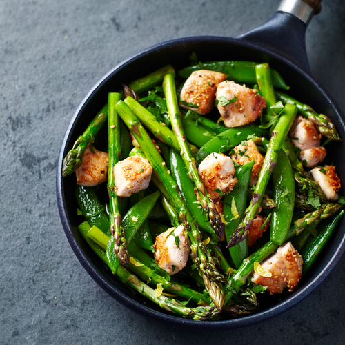 chicken and asparagus