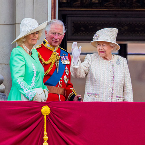 Prince Charles, Camilla, and Queen Elizabeth