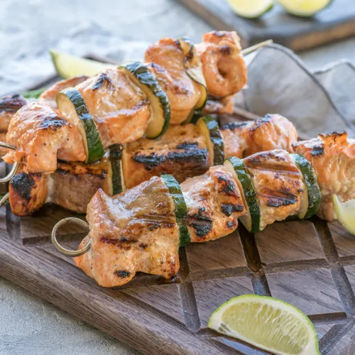 salmon kabob