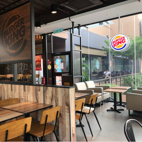 Burger King dining room