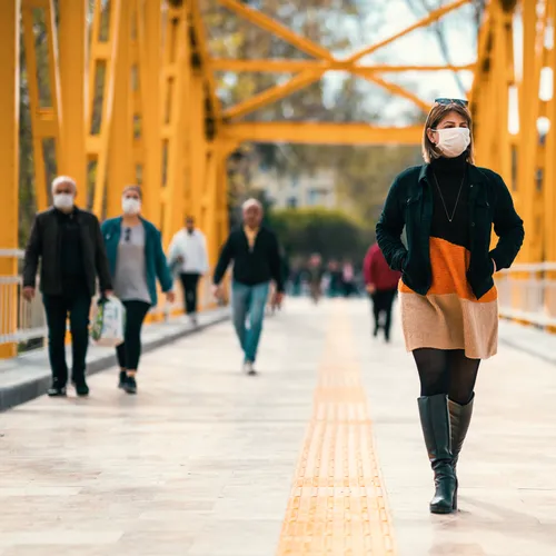 people in masks