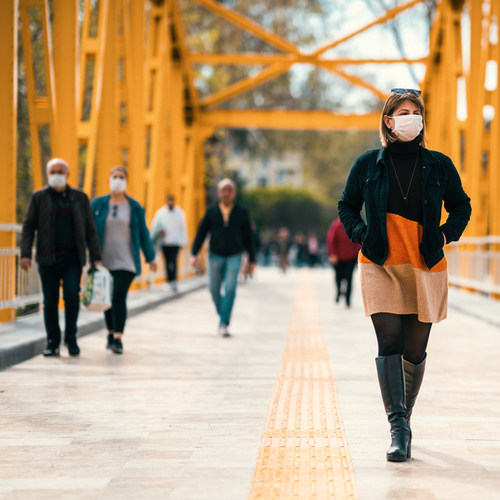 people walking