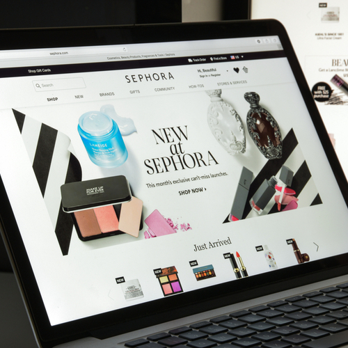 Sephora website