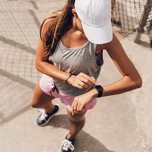 woman exercising