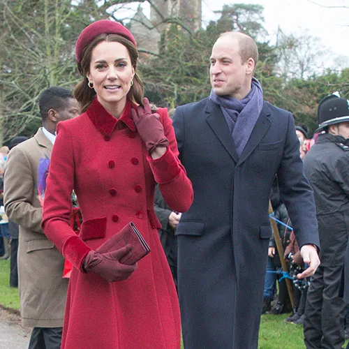 Prince William and Kate Middleton together at an official function.