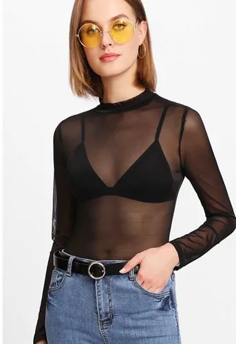 Mock Neck Top