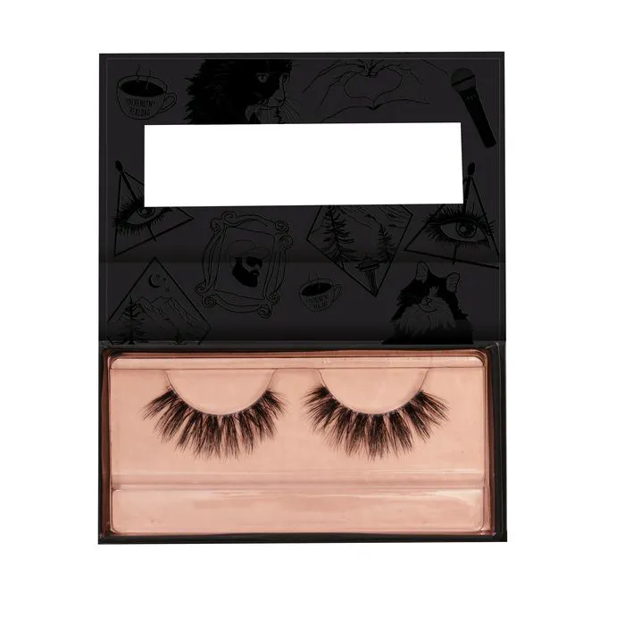 "Open view of PÜR x RawBeautyKristi lashes - Lovely"