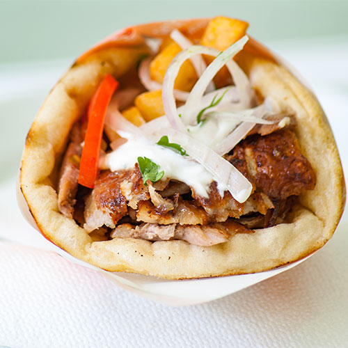 Greek Chicken Gyros