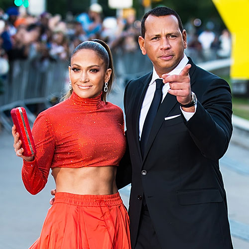 Jennifer Lopez and Alex Rodriguez