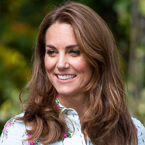 Kate Middleton showcasing a stunning evening gown.
