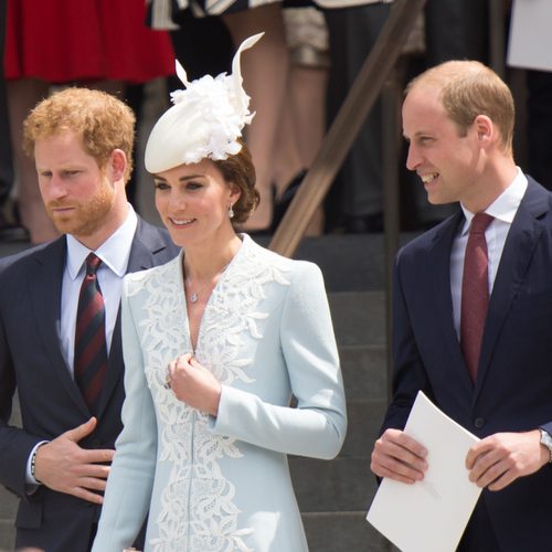 Prince William, Prince Harry, and Kate Middleton