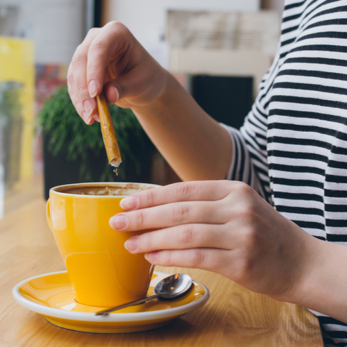 sugar in coffee