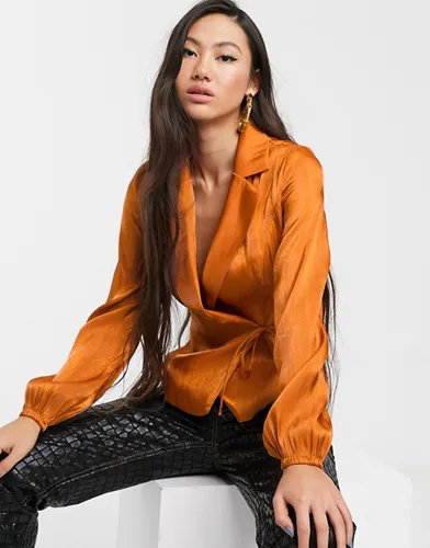 Blouse With Tie Front