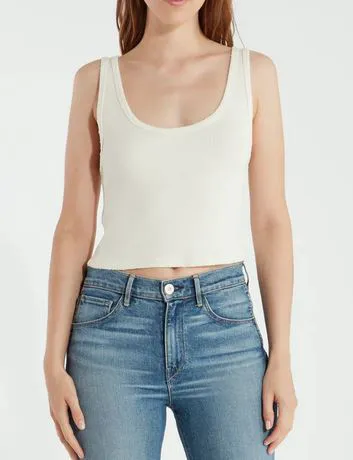 Cropped Rib Tank