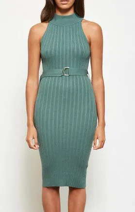 Belted Midi Dress
