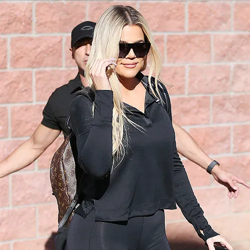 khloe kardashian long blonde hair