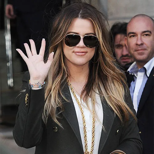 khloe kardashian long brown hair
