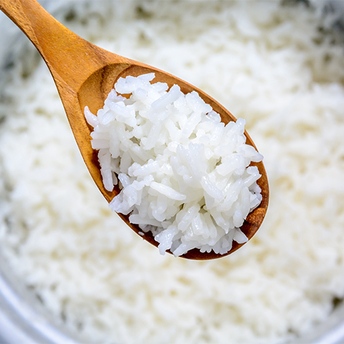 white rice causes acne