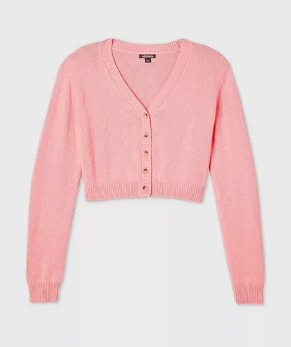 Button-Front Cardigan