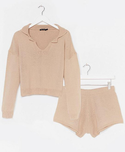 Sweater and Short Lounge Set