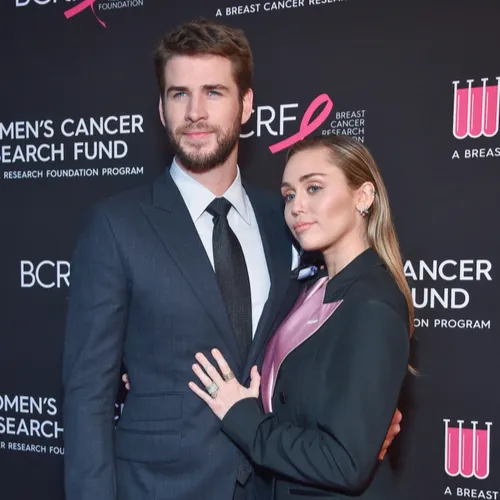 Miley Cyrus posing confidently for the camera