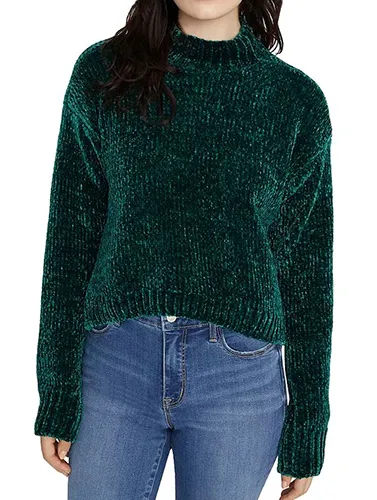 Mock-Neck Sweater