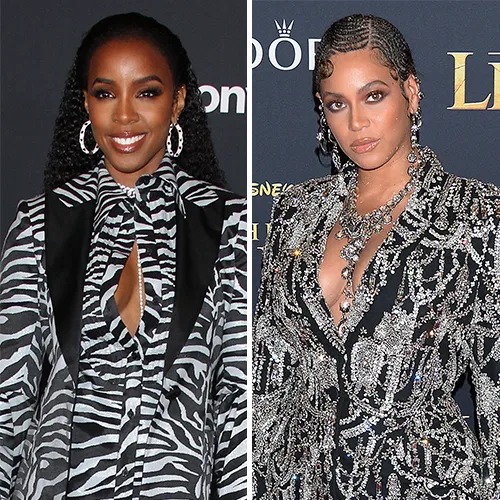 Beyoncé radiating beauty and confidence in a chic outfit.