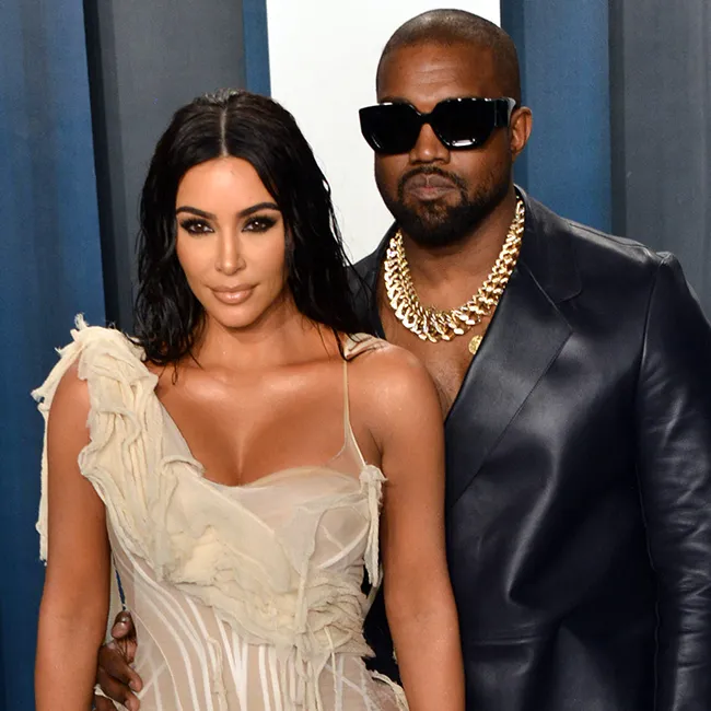 Stunning portrait of Kim and Kanye together.