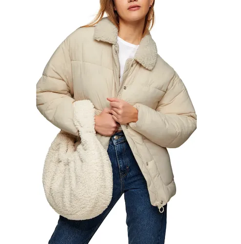 sold out topshop hooded puffer coat nordstrom