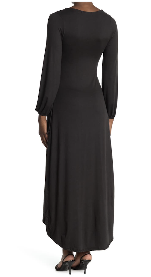 This Super Flattering Wrap Dress Is Only $29–Classic Black Looks Good ...