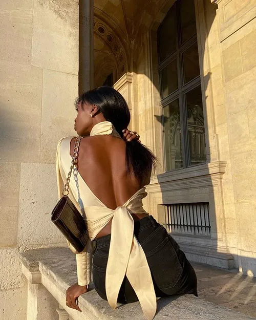 backless tops trend fall 2020