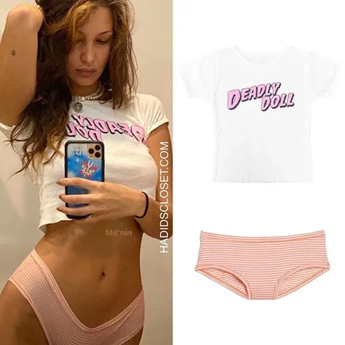 bella hadid revealing picture instagram underwear