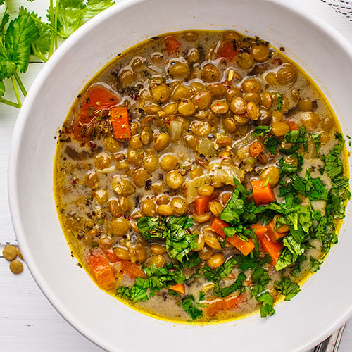 The Best Detox Crockpot Lentil Soup Recipe - Pinch of Yum