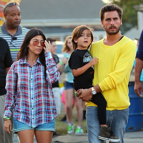 kourtney kardashian and scott disick with mason
