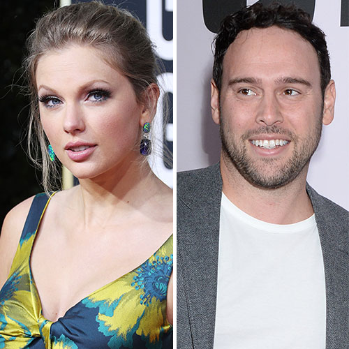 Taylor Swift and Scooter Braun