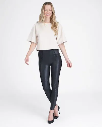 best selling faux leather spanx leggings on sale