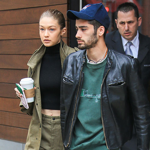 Gigi Hadid and Zayn Malik